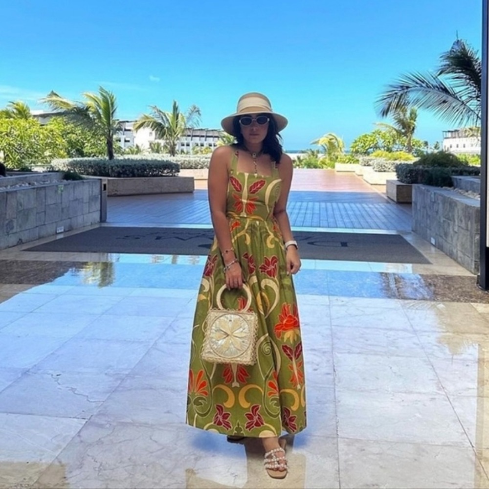 LAST ONE!!! ZARA BLOGGERS’ FAVORITE PRINTED MIDI DRESS ZW COLLECTION - Picture 1 of 16